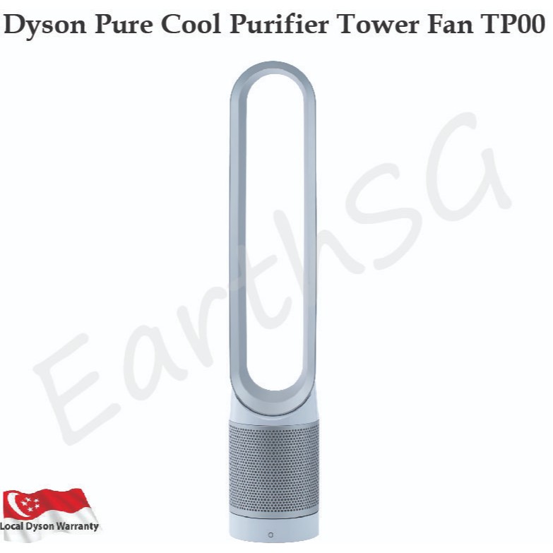 Dyson Pure Cool TP00 Purifier Tower Fan (WhiteSilver) | Shopee