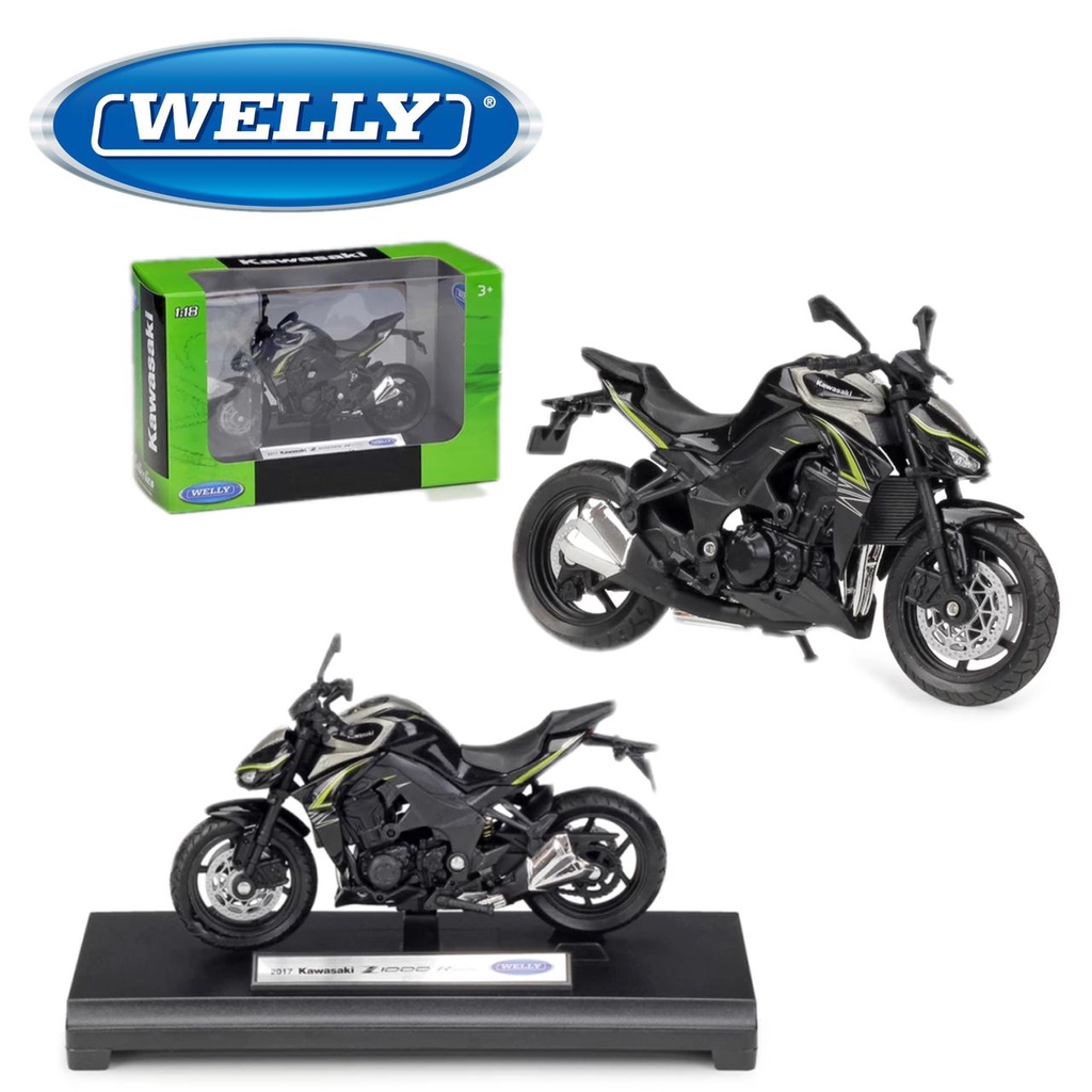 【未使用】Kawasaki Z1000 R Edition 1/18 WELLY 2017 Kawasaki Z1000 R Edition Welly FIgure | Shopee Singapore