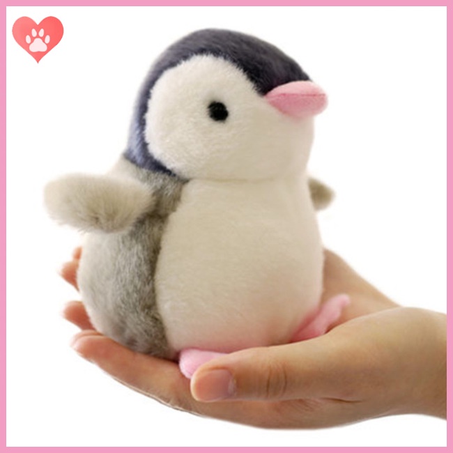 Amostlycute 13cm Baby Dolls Stuffed Toys Cute Cartoon sound Penguin Small Soft Toy Mini Plush Animals Brinquedo Birthday Shopee Singapore