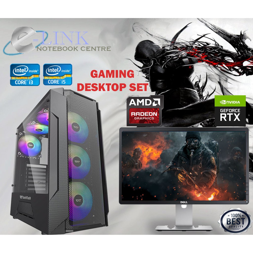 ( Gaming Set ) Core I3 i5 i7 / i7-6700 / 16GB RAM/256GB SSD/2GB GT730 ...