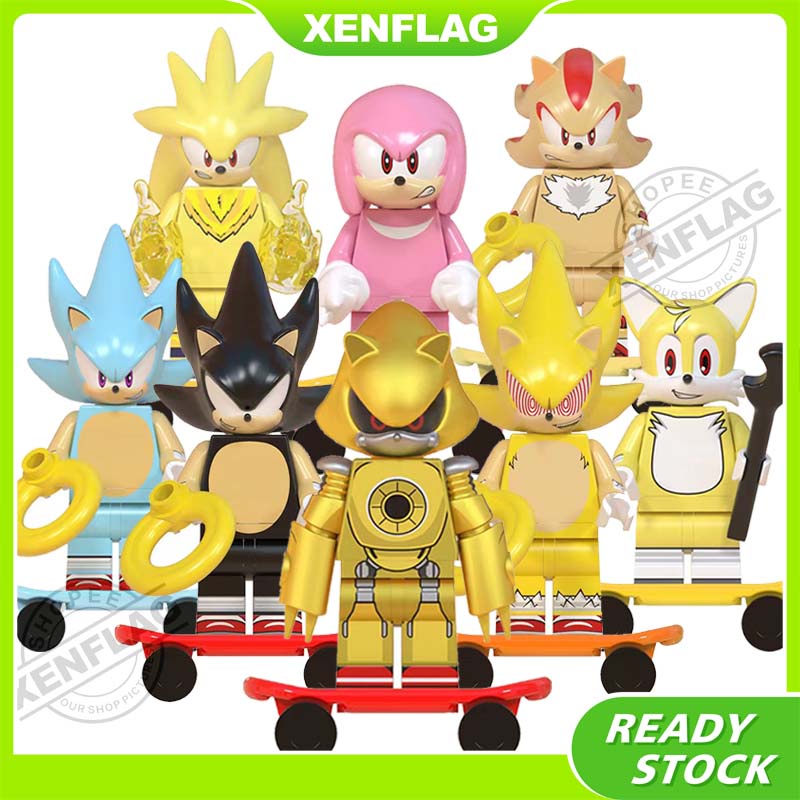 Anime Super Sonic Minifigures and Building Blocks Assemble Toys ...