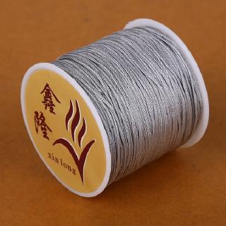 50m/lot 0.8mm Cotton Cord Nylon Cord Thread String DIY Beading Braided  Bracelet Jewelry Making