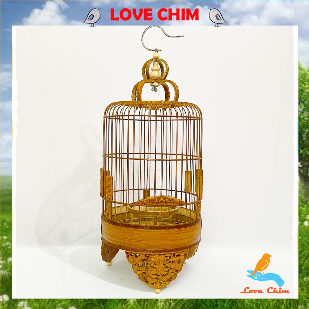 Beautiful bird cage carved with string flowers, high quality bird cage ...