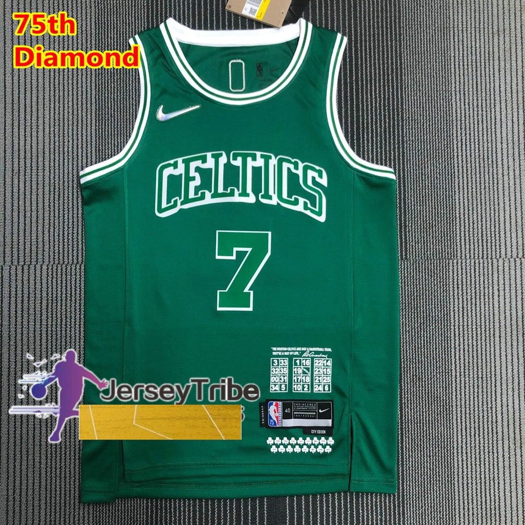 2021-22 NBA Basketball Men's Jersey Boston Celtics #7 Jaylen Brown ...