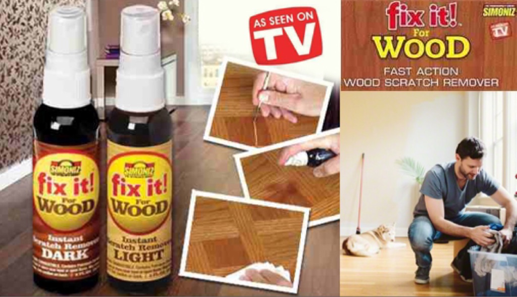 Fix It Wood Instant Scratch Remover for Wood Surfaces.Dark and Light