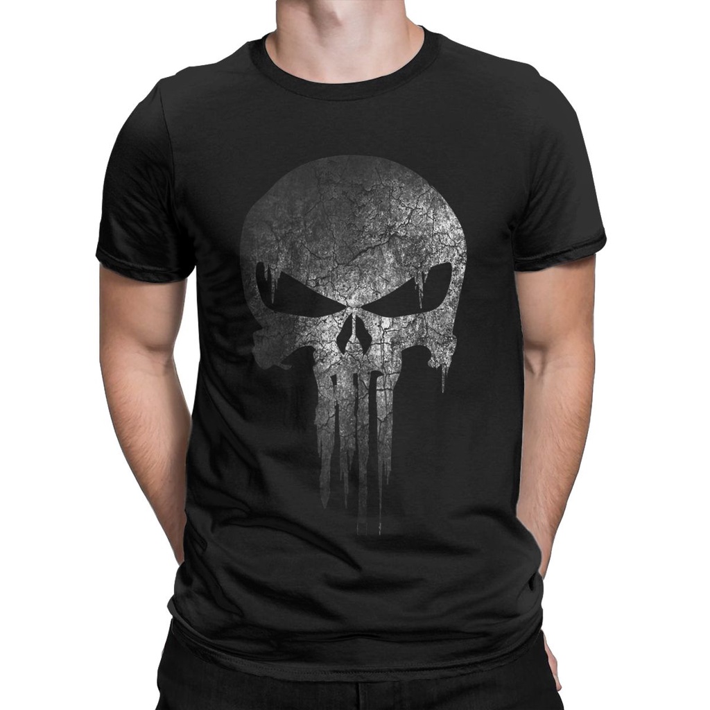 New Disney Punisher surprise men's T-shirt fashion round neck