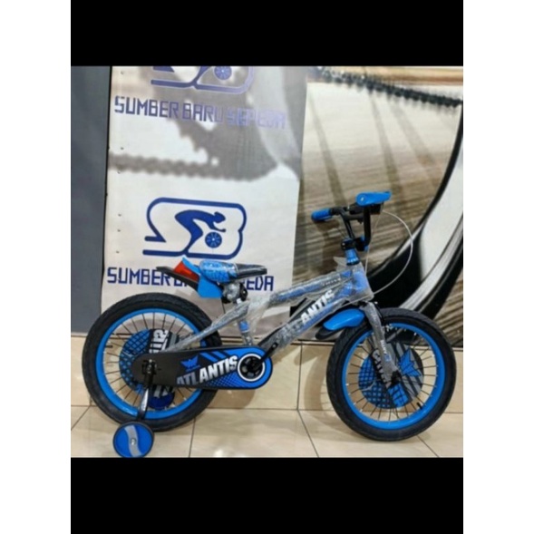 Atlantis Twins 16 inch BMX Children's Bike with lights + music | Shopee ...
