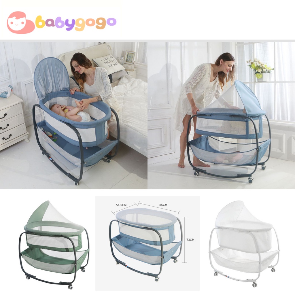 One Star Rocking Cot Baby Bed | Shopee Singapore