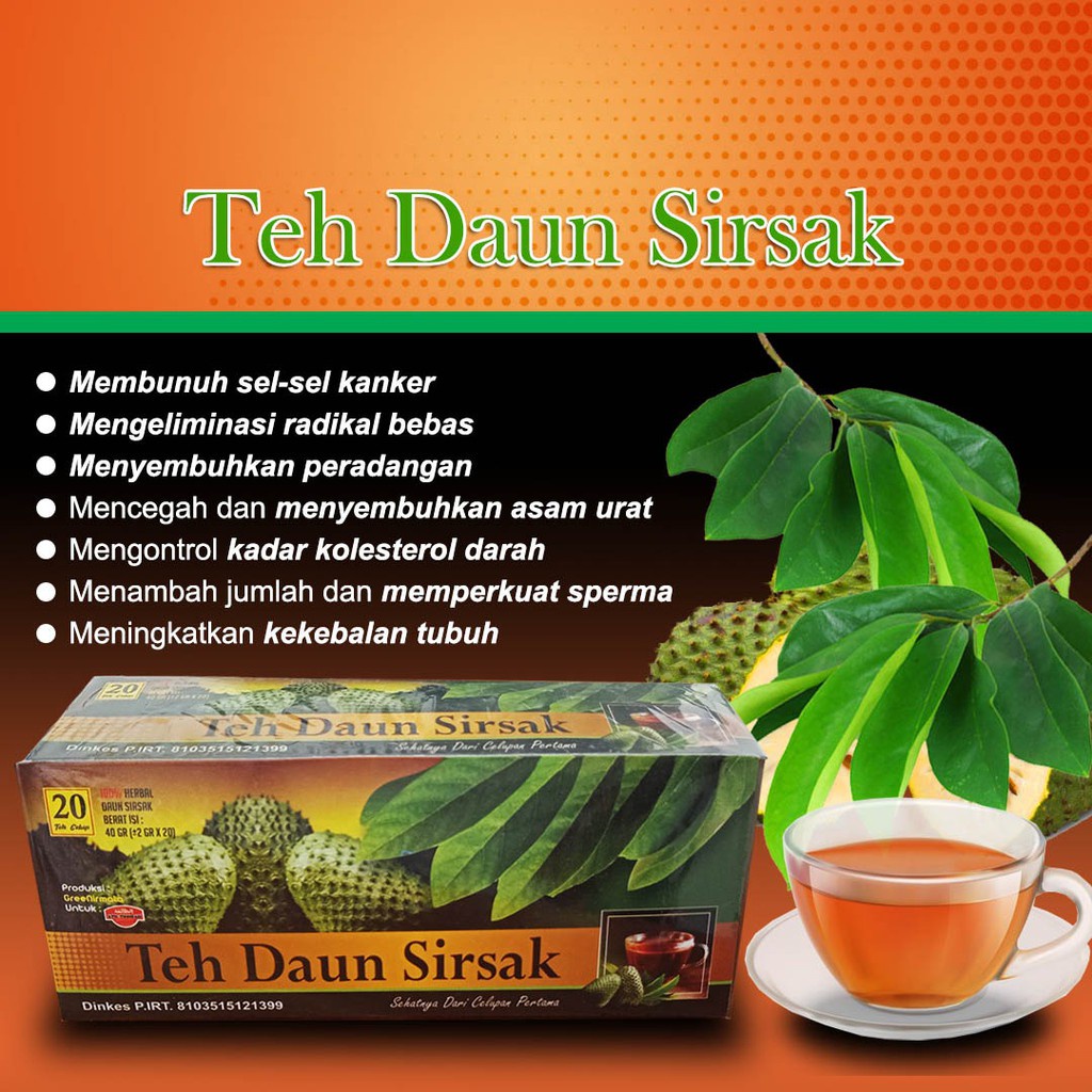 100% ORIGINAL Ath-thoifah Soursop Leaf Tea | Shopee Singapore