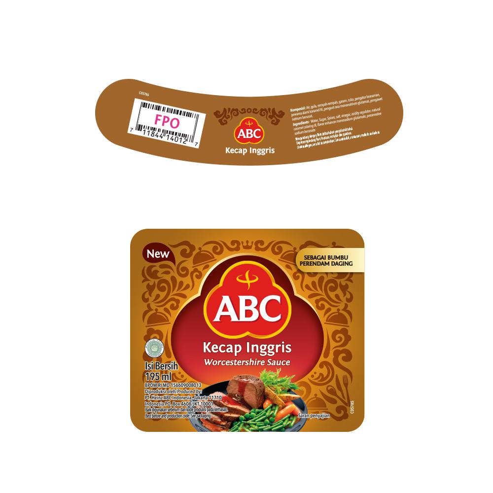 ABC Kecap Inggris 195 ml - Multipack 12 pcs - Gambar 3