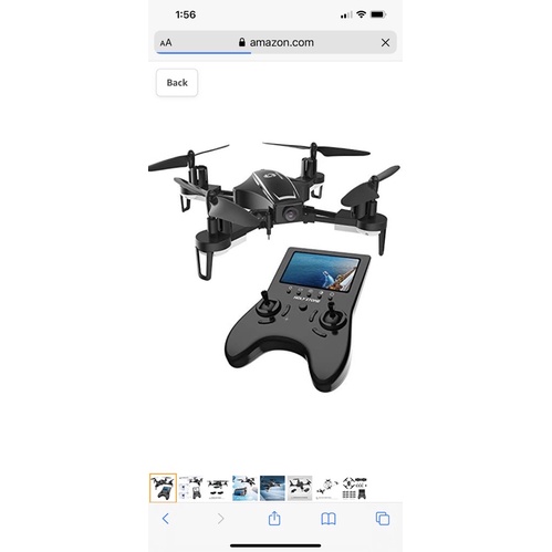 Holy Stone HS230 RC Racing FPV Drone with 120 FOV 720P HD Camera Live Video Shopee Singapore