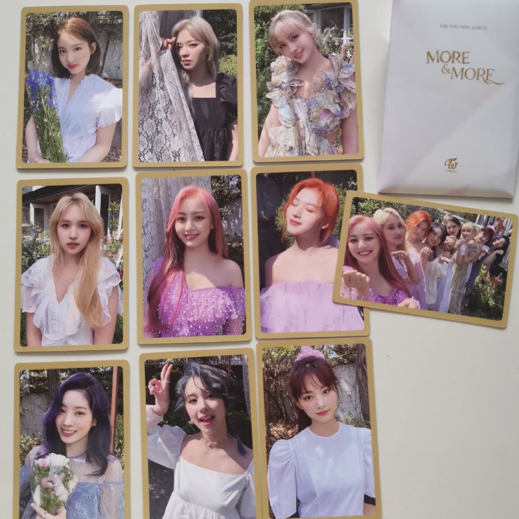 TWICE More & More PC POB Photocard | Shopee Singapore