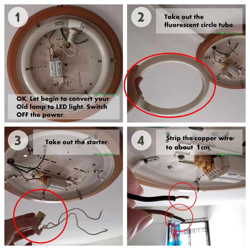 Led Ceiling Light Wiring Diagram | Shelly Lighting