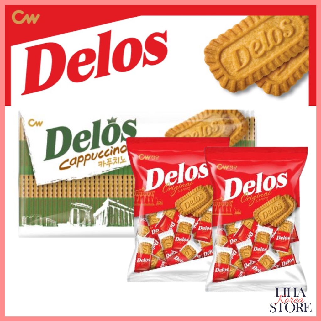 🎈Korean Snacks [CW] Delos Coffee Cookie Korean Most Popular Coffee