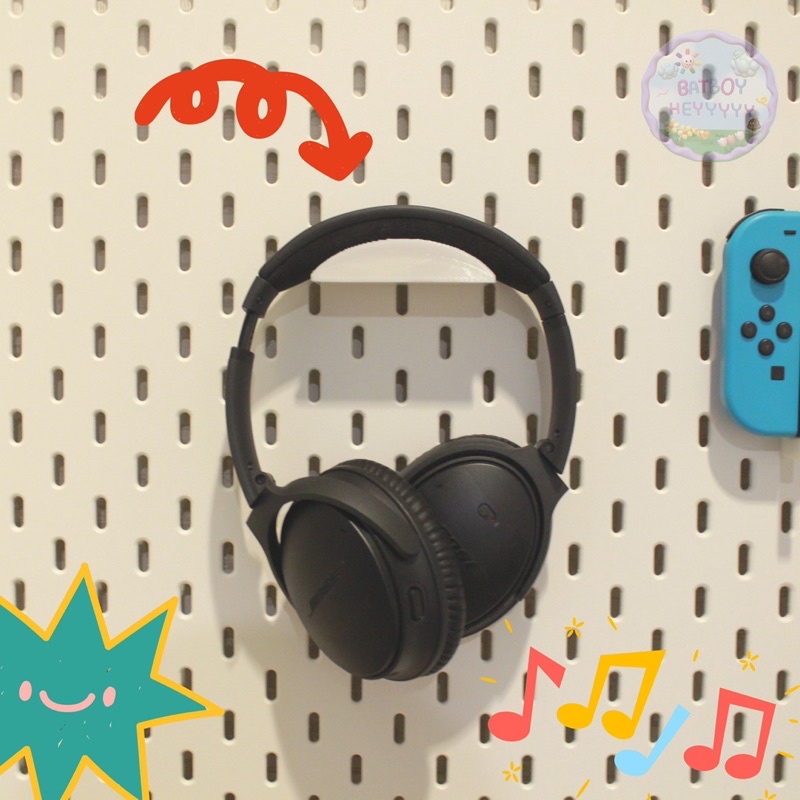 IkeaSKADIS Headphone Holder Board Optional Accessories Shopee Singapore