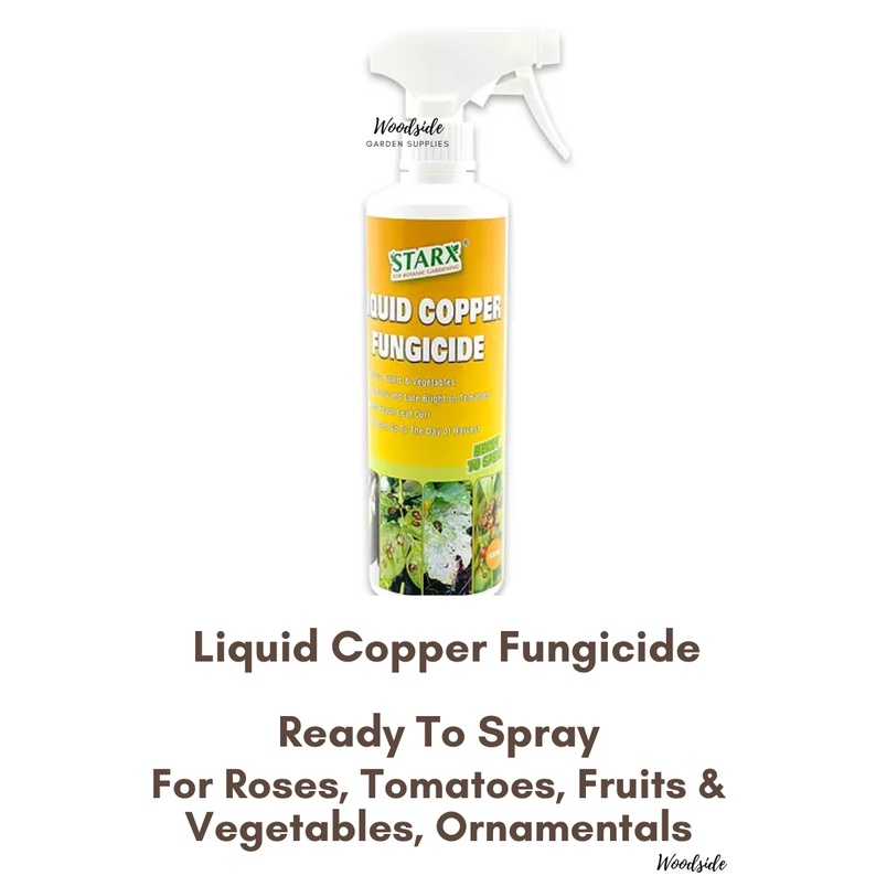 Woodside/Starx Liquid Copper Fungicide prevents & controls peach leaf