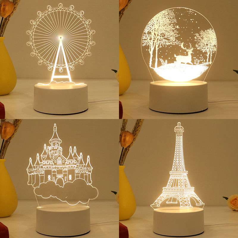 Creative visualization deals lamp 3d