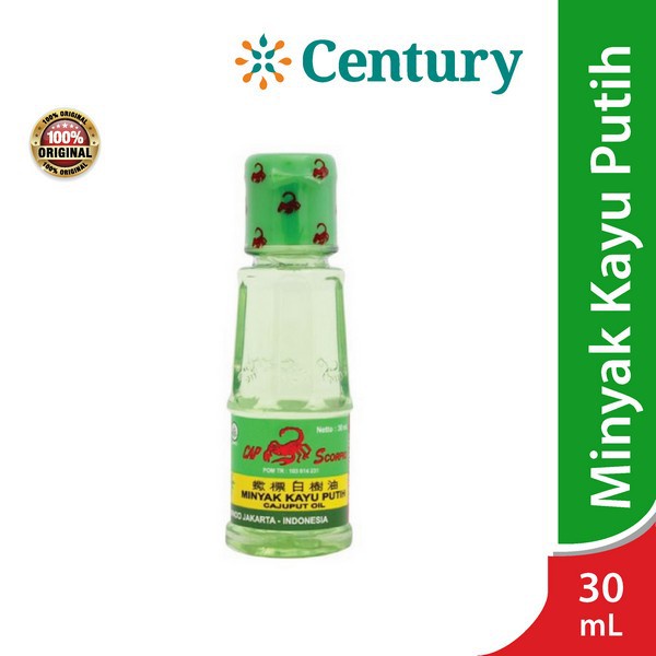 Minyak kayu putih scorpio 30 ml / kayu putih / masuk angin / minyak gosok / kembung / batuk