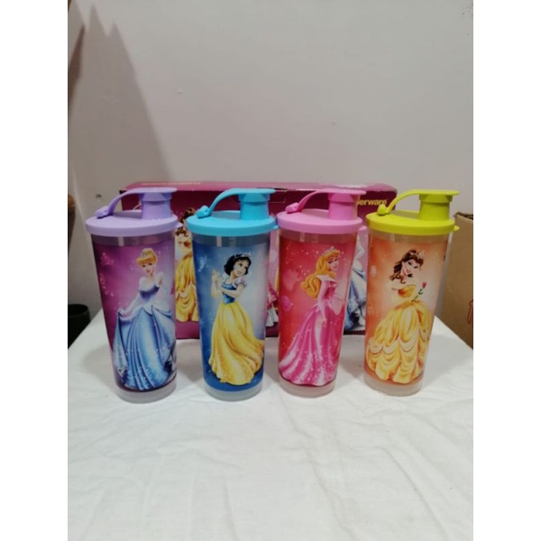 Lucky || Tupperware Disney Princess Tumbler (4) 470ml | Shopee Singapore