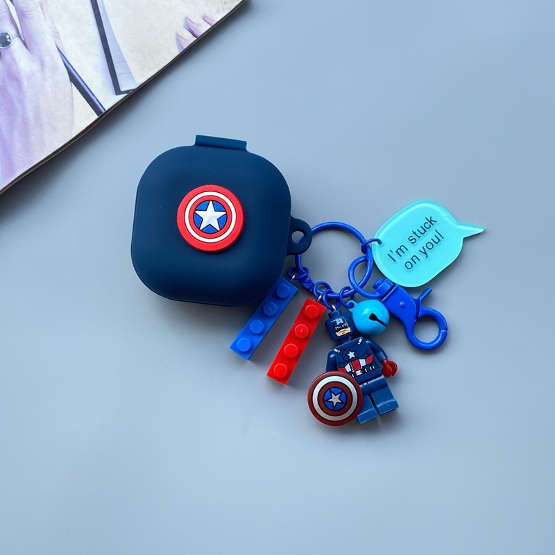 Samsung Galaxy Buds Case Marvel Avengers Iron Man Captain