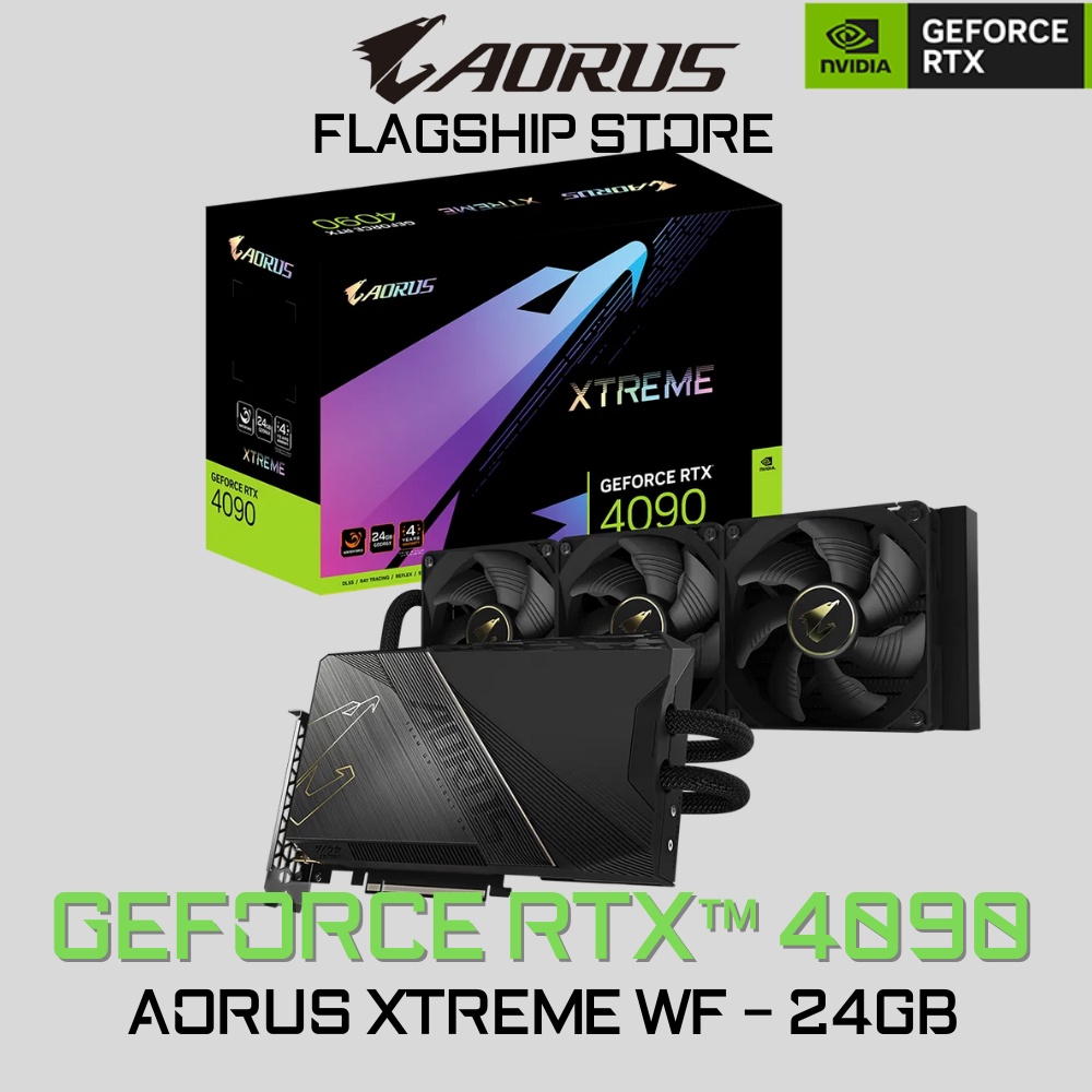 AORUS GEFORCE RTX™ 4090 XTREME WATERFORCE - 24GB GAMING GRAPHICS 