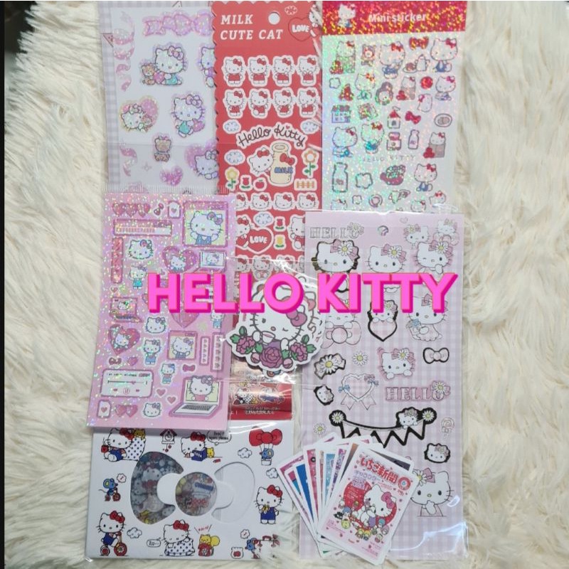 8 items Hello Kitty Sticker Set | Shopee Singapore