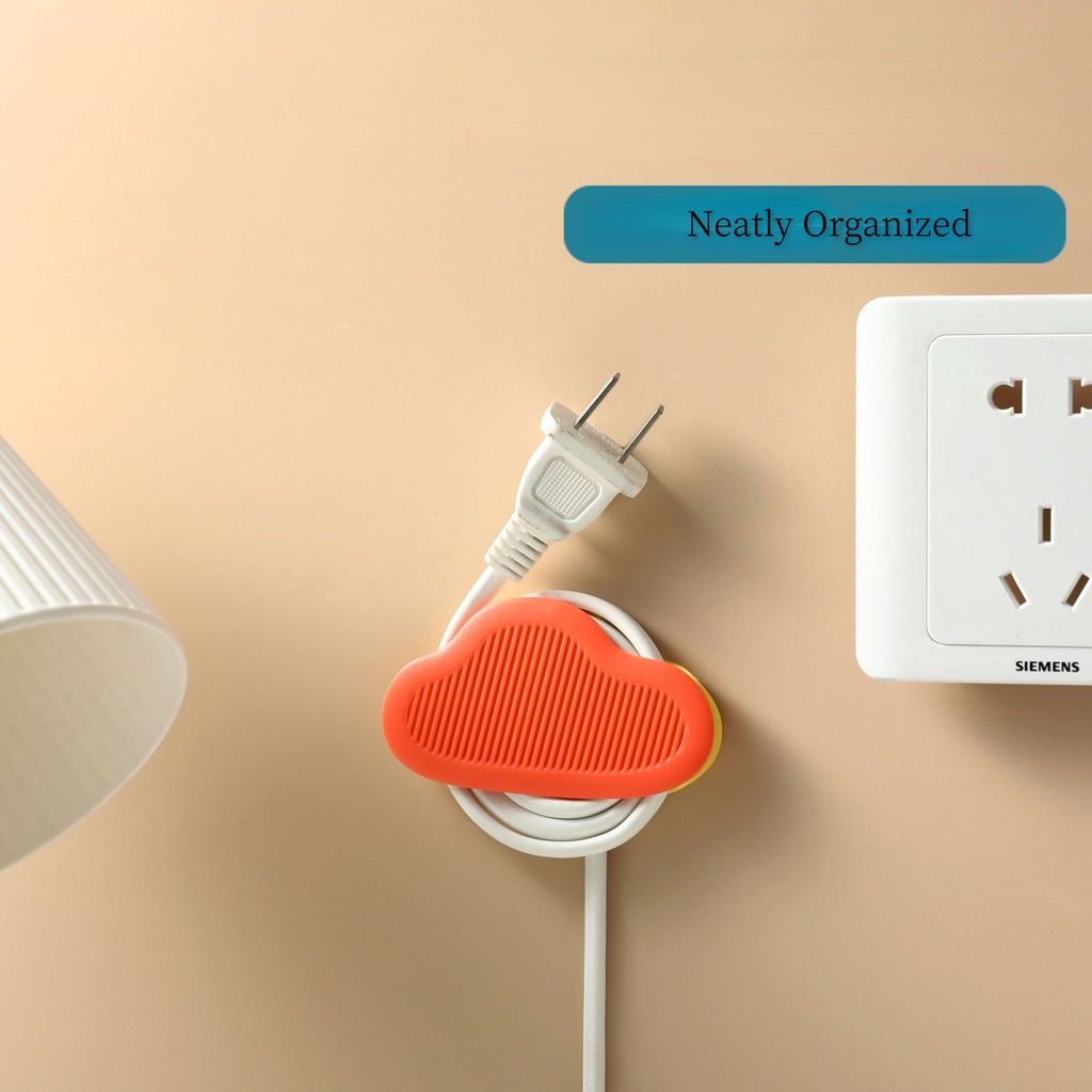 1PCS!!Cloud Plug Holder Cable Management Clip Wire Storage Wall Free ...