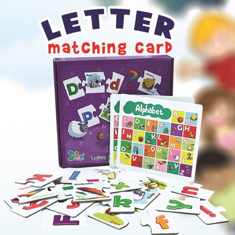 ABC Big & Small Letter Alphabets Matching Cards Alphabet Letters ...