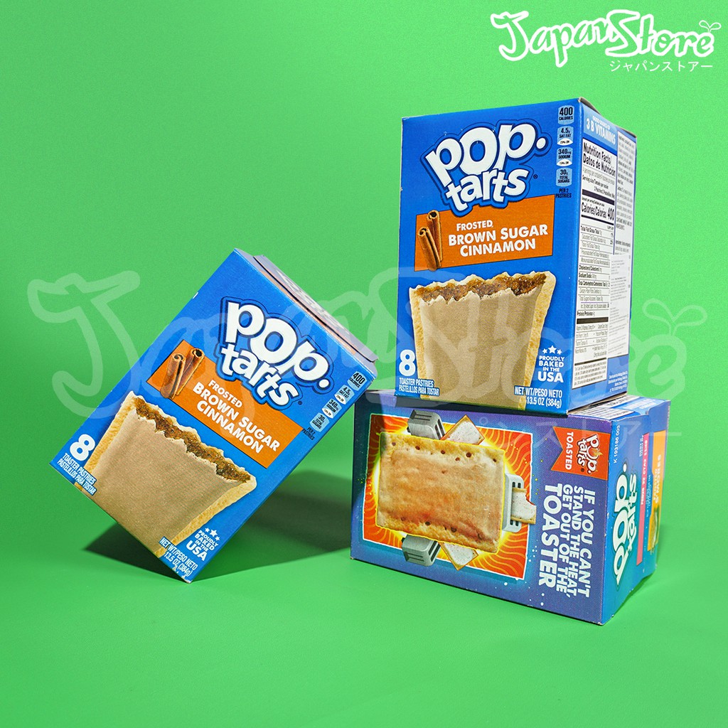Kellogg's Pop Tarts Frosted Brown Sugar Cinnamon Toaster Pastries 384g