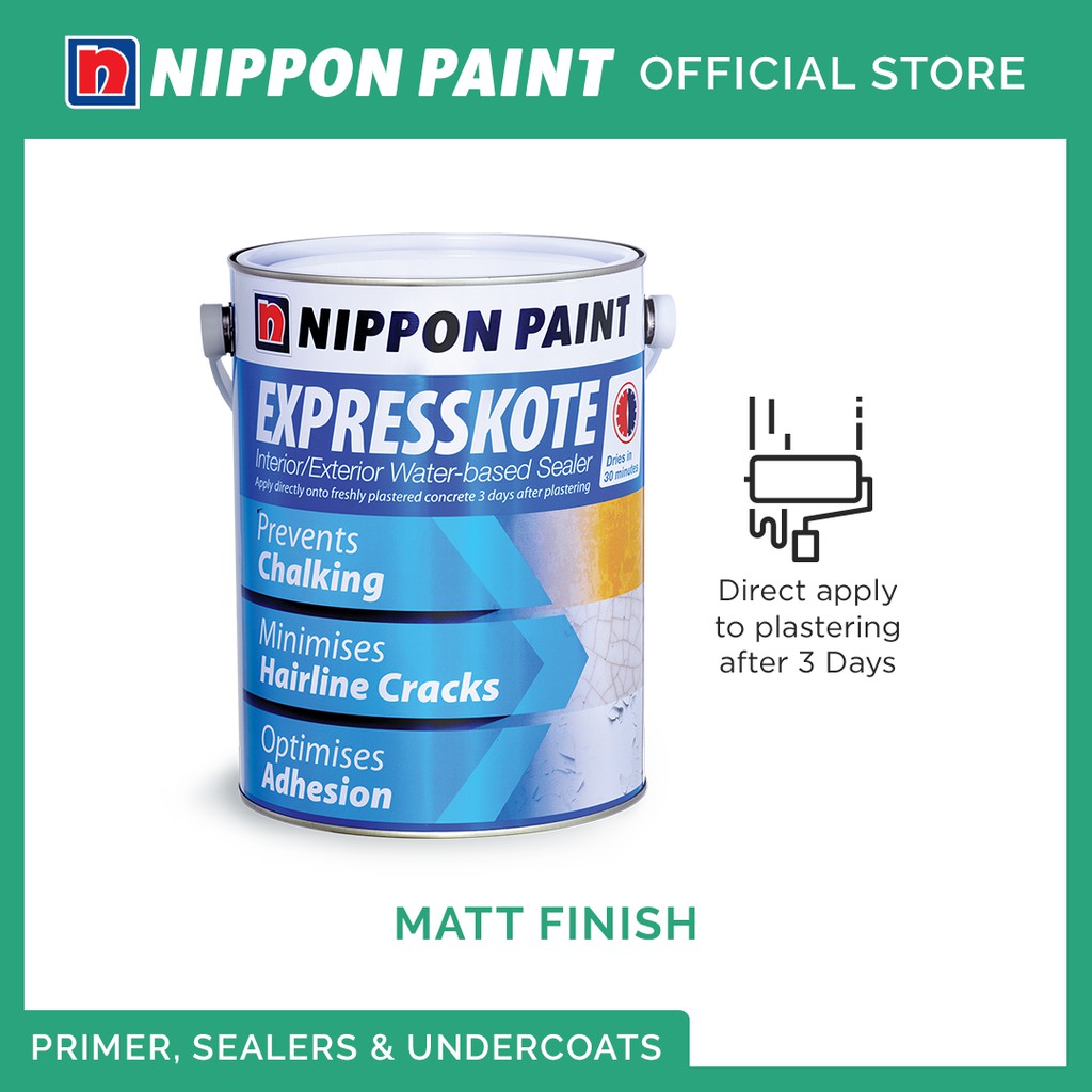 Nippon Paint Expresskote Sealer Matt 1L/5L Shopee Singapore