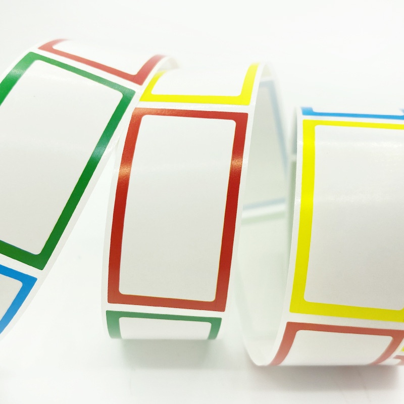 250Pcs/Roll Colorful Blank Handwritten Name Tag Stickers Personalized ...