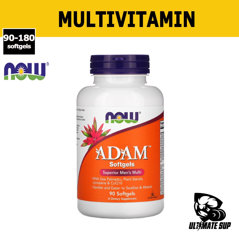 NOW Foods | ADAM | Superior Men's Multivitamin | 90-180 tablets ...