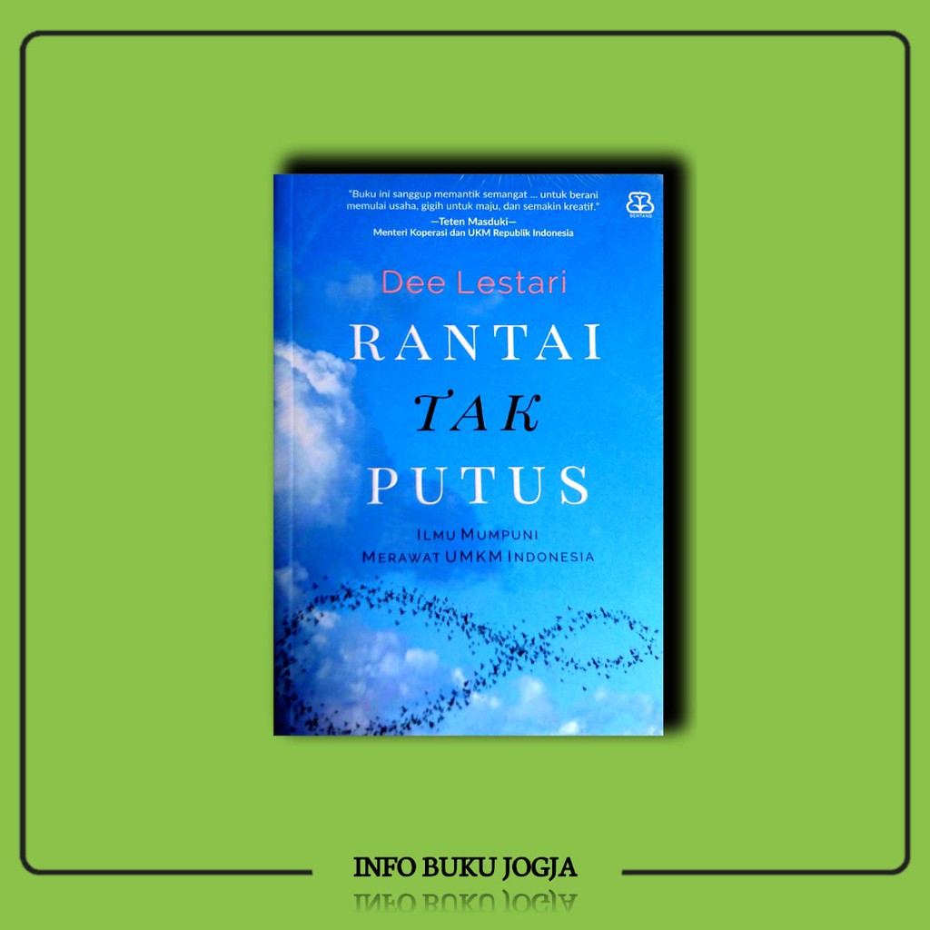 Unbroken Chain Book Dee Lestari (TTD Edition) Shopee Singapore