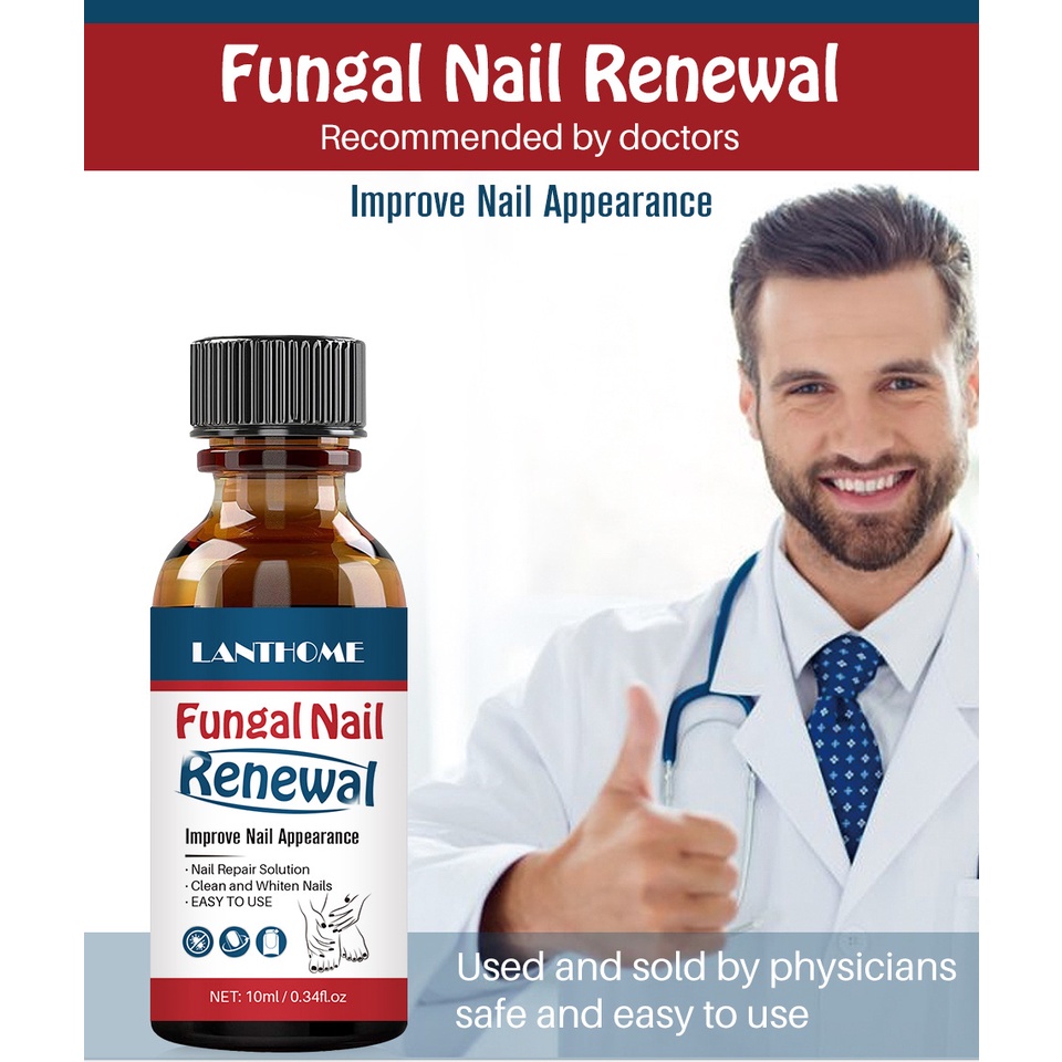 LANTHOME Herbal Fungal Nail Renewal 10ml / Fungal Repair / Anti Fungal / Fungal Nail Treatment