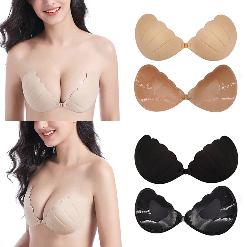 Underwear Strapless Bra Breast Enhancer Invisible Bra Nipple Cover Push Up  Stealth Adhesive Backless Seamless Breathable