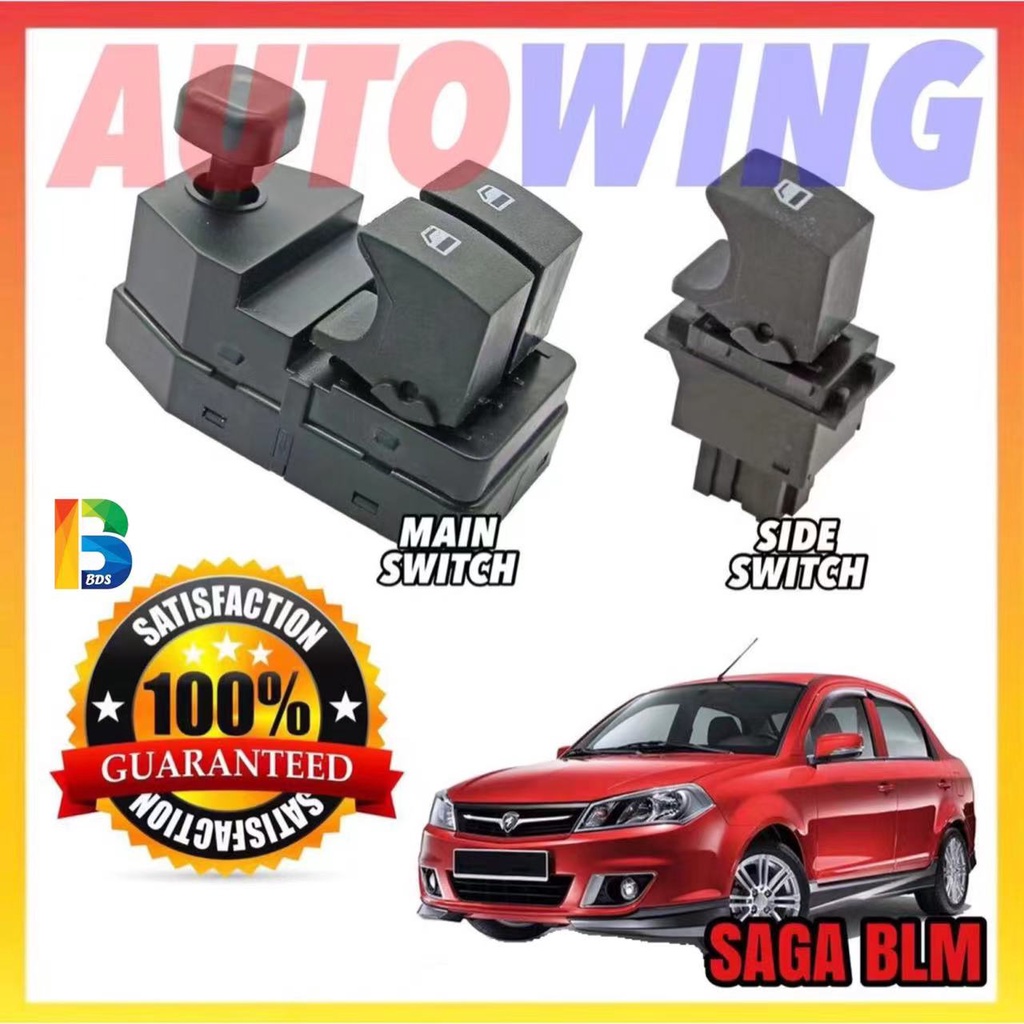 PROTON SAGA BLM WINDOW MASTER / SIDE SWITCH Car OEM Spare Parts Power ...