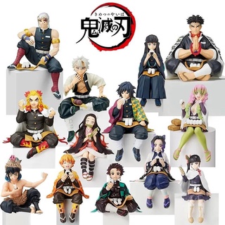 Demon Slayer: kimetsu no yaiba rengoku kyoujurou eating rice balls pvc  figure 