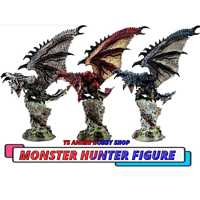 Monster Hunter Figure ( Rathalos , Azure Rathalos & Silver Rathian ...