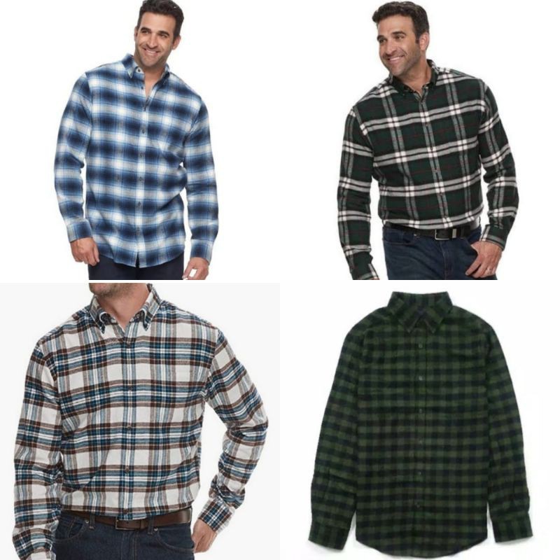 Branded Shirt Flannel Shirts Croft Barrow Guys