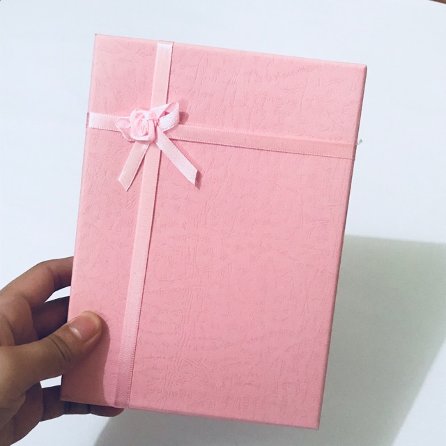1 PC LARGE rectangular jewelry cardboard gift box PINK | Shopee Singapore