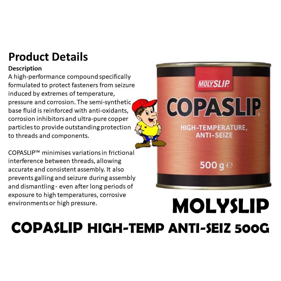 MOLYSLIP COPASLIP ANTISEIZE COMPOUND 500G Shopee Singapore