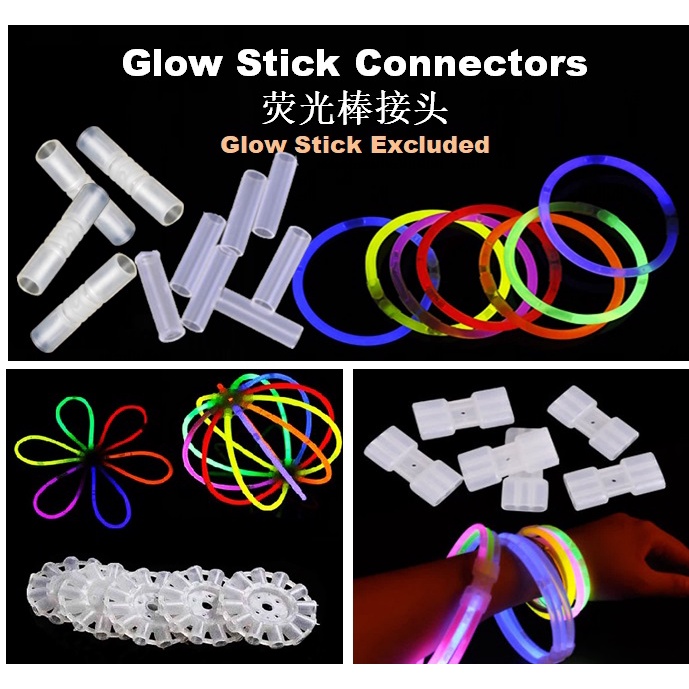 Glow stick clearance connectors