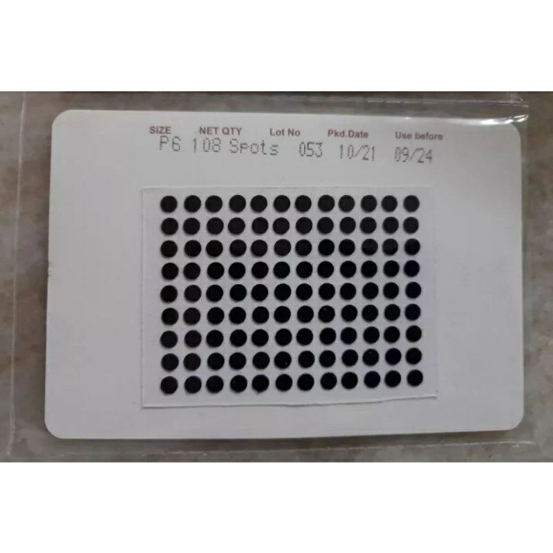 Shilpa, Sun Gold Eyetex Pallavi Bindi/Pottu Sticker (Black/Deep