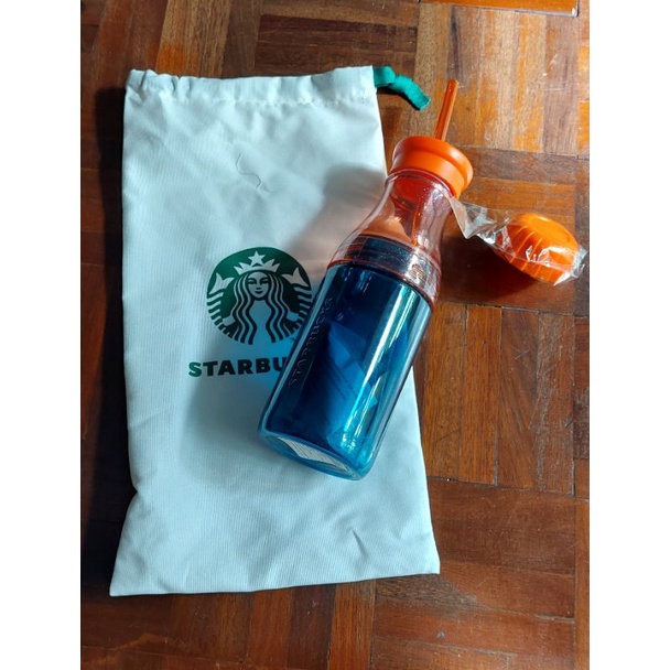 Starbucks Bottle, Genuine Work With Straw With Lid | Shopee Singapore