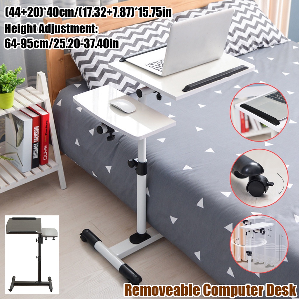 Foldable Computer Table Adjustable Portable Laptop Rotate Laptop Bed