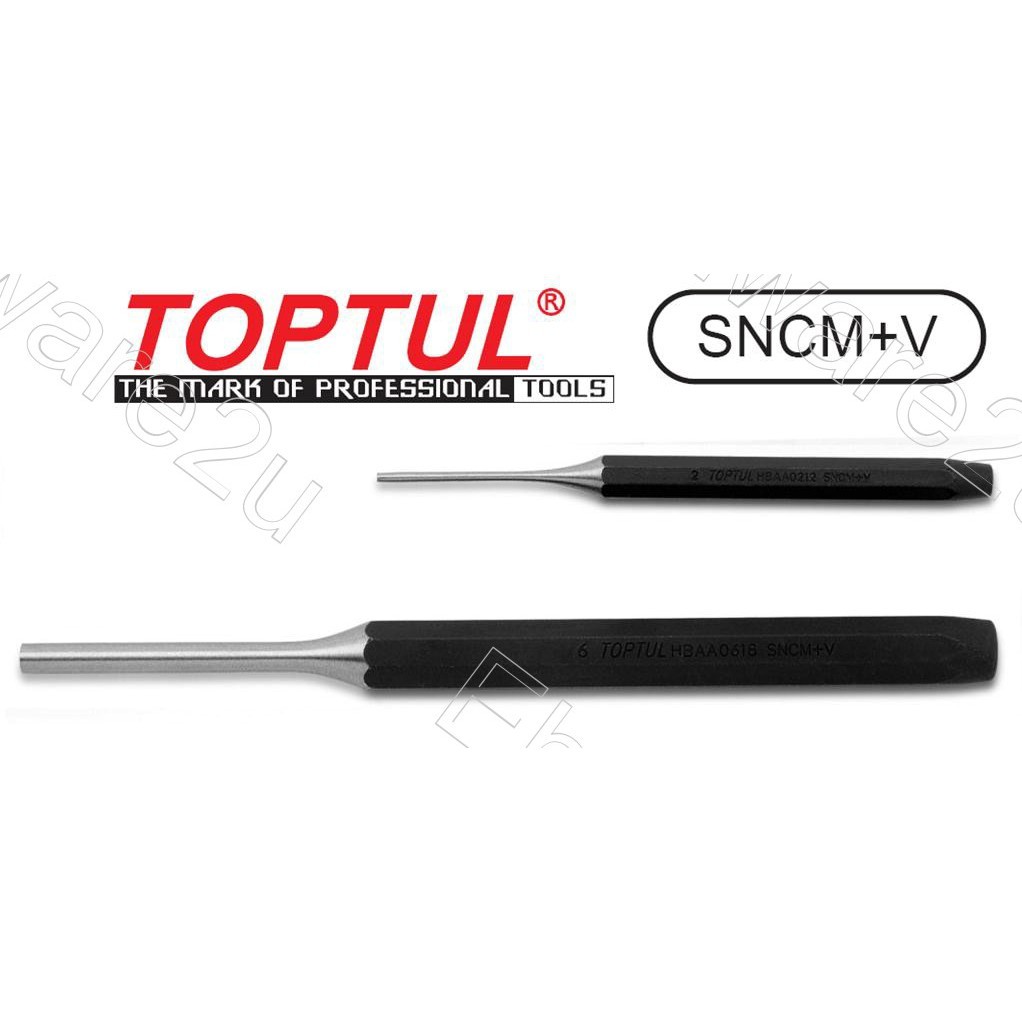TOPTUL OCTAGONAL SHANK PIN PUNCH (HBAA) | Shopee Singapore