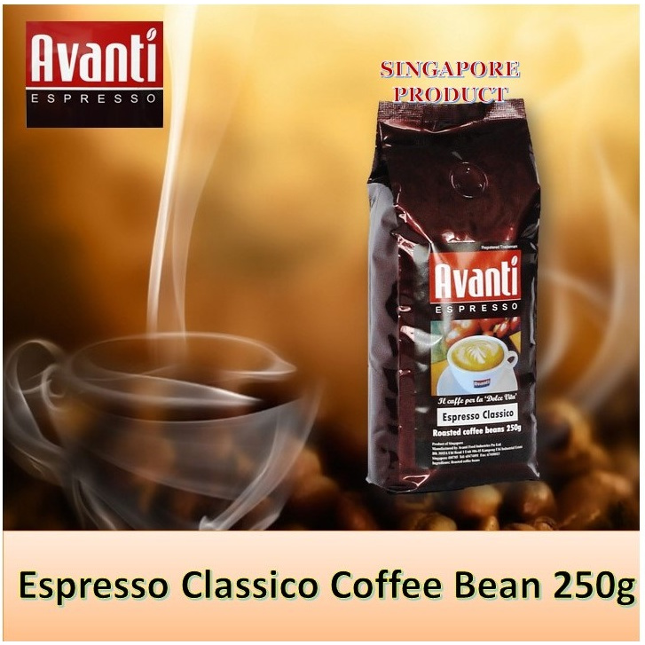 Avanti Espresso Classico Espresso Coffee Beans 250g Shopee Singapore