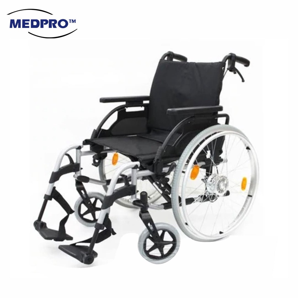 Breezy BasiX 2 Lightweight Detachable Wheelchair with Drum Brakes