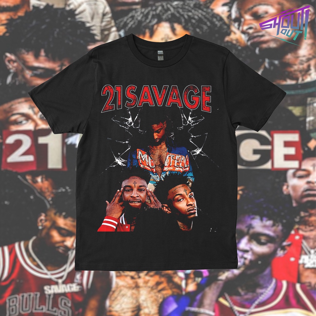 Vintage Bootleg 21 Savage Shirt Graphic Unisex Tee 21 Savage - Savage move  II Shirt Aesthetic Pop Album Tee - AliExpress