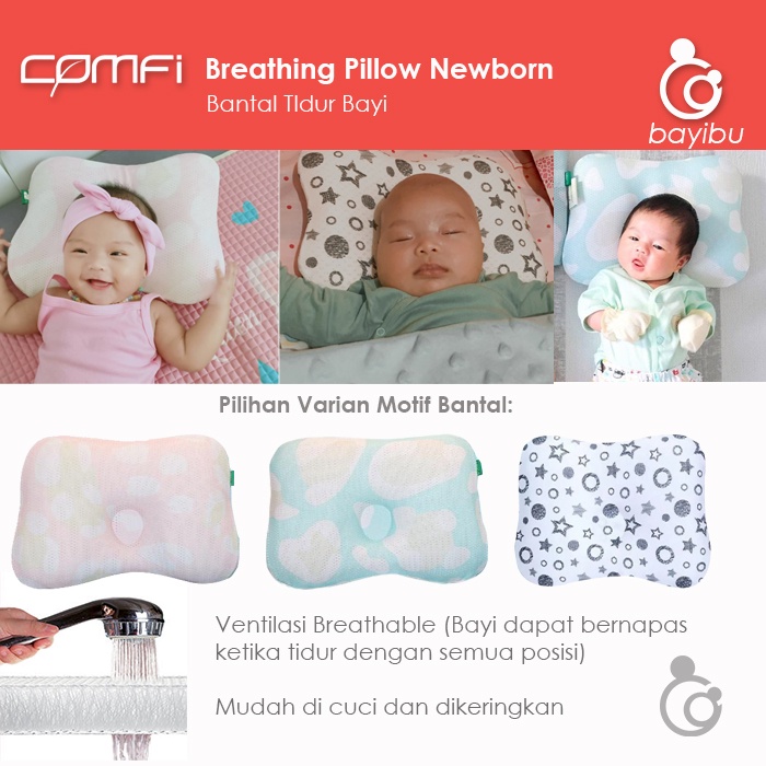 COMFi BBP02 - 3D X-90º Baby Breathing Pillow – KTL